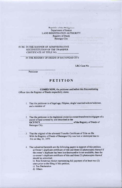 Pdf Petition For Admin Reconstitution Dokumen Tips