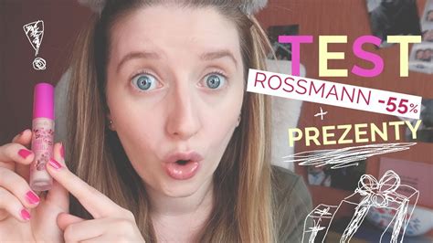 TEST ROSSMAN 55 ORAZ PREZENTY Aniko Vlog YouTube