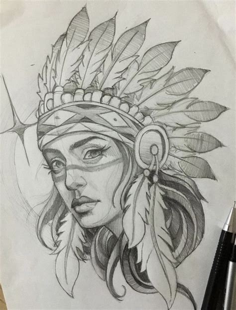 Native American Drawing Native American Tattoos Native Tattoos