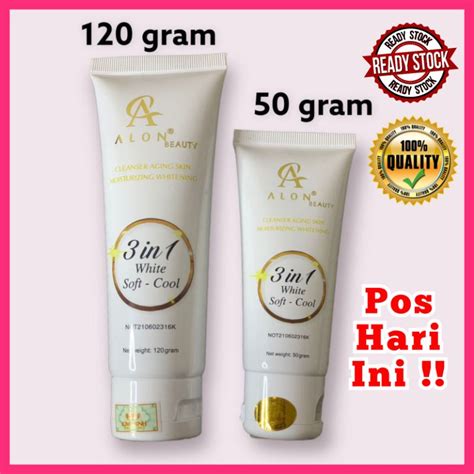 New Alon Beauty Cleanser 3 In 1 Whitesoftcool 50g120g