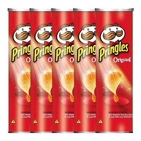 Kit C Unidades De Batata Pringles Original G Shopee Brasil