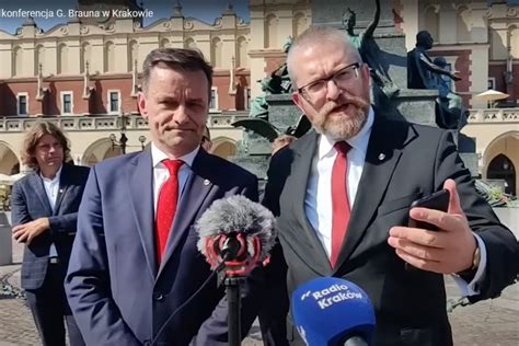 Siła spokoju kontra awanturnicy Grzegorz Braun nie dał się sprowokować