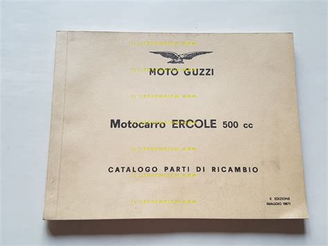 Spare Parts Catalogs Moto Guzzi Ercole Catalogo Ricambi