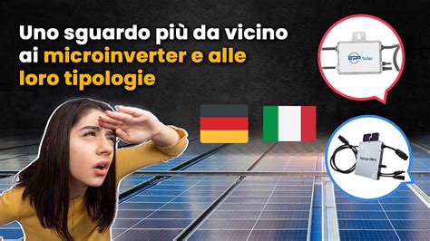 Massimizza La Produzione Di Energia Solare Con Microinverter Youtube