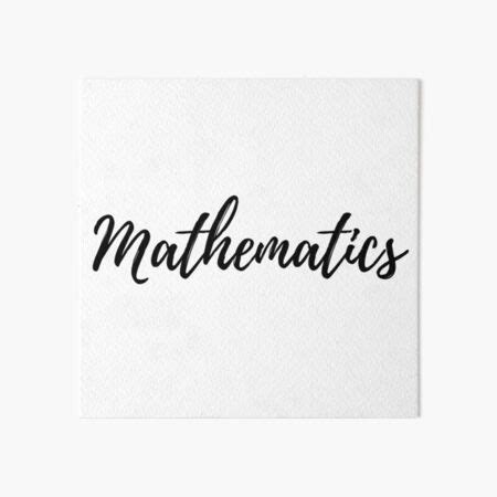 "Mathematics" Art Board Print for Sale by aleksandrax98 | Redbubble