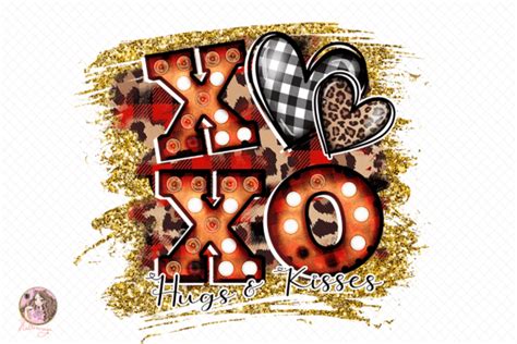 Xoxo Hugs And Kisses Sublimation Graphic By Hello Magic Creative Fabrica