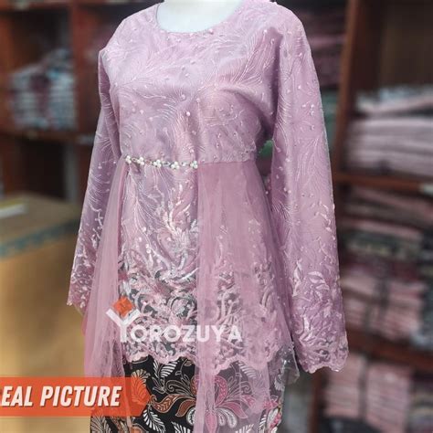 Jual Harga Murah Batik Brokat Couple Kebaya Lebaran Modern Kebaya