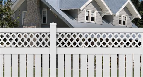 Semi Private Vinyl Fence Options Vinyl Semi Privacy Fencing