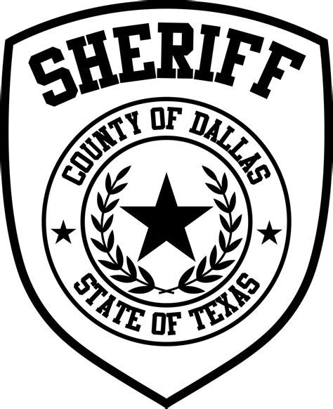 Dallas County Sheriffs Office Law Enforcement Patch Vector Inspire