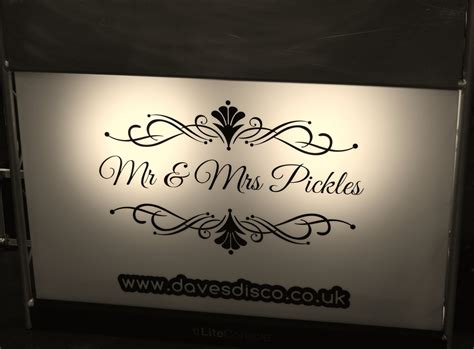 Sign Written DJ Booth Davesdisco DJ Dave Jones Manchester DJ For