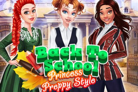 Back To School Princess Preppy Style Social Girl Games