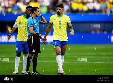 Sofi Stadium Inglewood California June Lucas Paquet Of Brazil