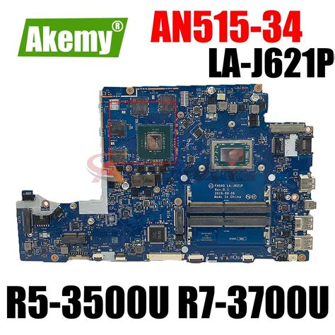 NOKOTION Untuk ACER Nitro AN515 43 Motherboard Laptop R5 3550H R7 3750H