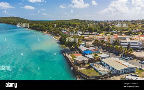 Seven Seas Beach In Fajardo Puerto Rico Turquoise Waters Stock Photo