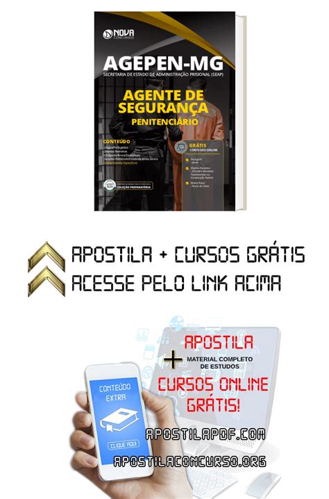 Apostila Polícia Penal MG 2020 PDF Grátis Cursos Online Concurso