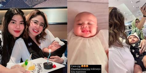 Potret Happy Dewi Perssik Momong Cucu Kompak Rayakan Ultah Baby