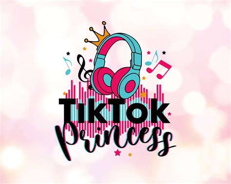 Tik Tok Birthday Princess Svg