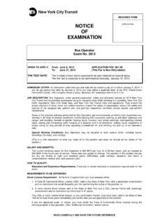 Notice Application Of Examination Mta Notice Application Of