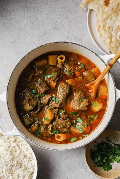 Aloo Gosht Slow Cooked Lamb And Potato Curry Shemins