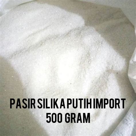 Jual Pasir Silica Silika Putih Import 500gr Setting Air Terjun