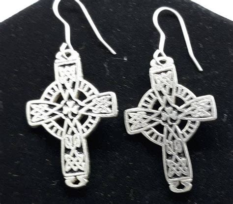 Vintage Silver Celtic Cross Earrings | Shop THRILLING