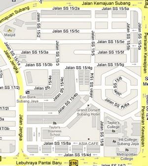 How To Go To Ss Subang Jaya Selangor Live Area Map Roads And