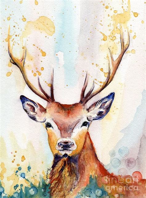 Watercolor Deer Tumblr