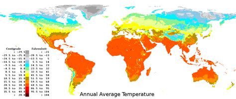 Temperature Heat Map Of The World - United States Map