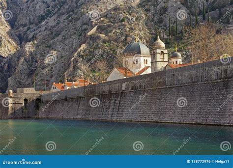 Montenegro Old Town Of Kotor Unesco World Heritage Site View Of