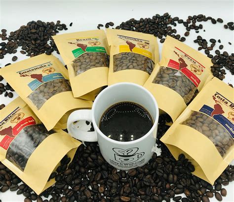 Sampler Coffee Box World Coffee Box Coffee Samples Box - Etsy