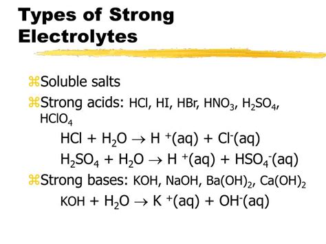 PPT - II. Types of Electrolytes PowerPoint Presentation - ID:297972