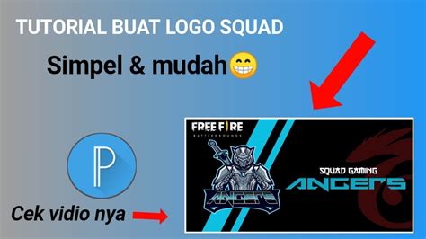 Tutorial Membuat Logo Squad Gamingdi Pixellab Mudah Dan Simpel Youtube