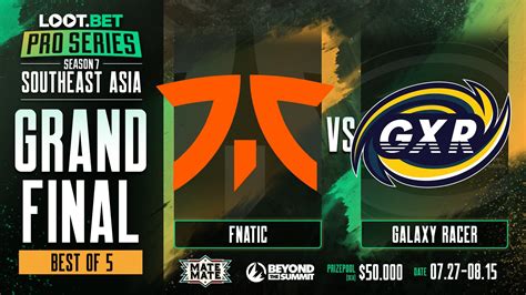 Fnatic — Galaxy Racer прямая трансляция Bts Pro Series Season 7