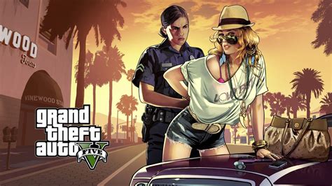 Papel De Parede Ilustração Desenho Animado Grand Theft Auto V Jogos Rockstar Histórias Em