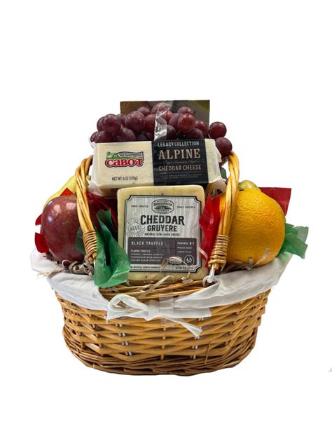 Fruit & Cheese Snack Basket - Wilson Farm