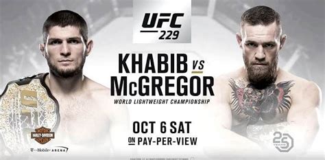 Ufc 229 Khabib Vs Mcgregor Main Event Preview