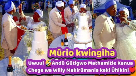 Uwuui Pst Chege wa Willy kûmereria Mata Mûtumia wake makirumania Keki