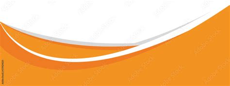 Orange Border Header And Footer Stock Vector Adobe Stock