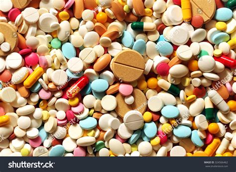 Colorful Medication Pills Above Stock Photo 324566462 Shutterstock