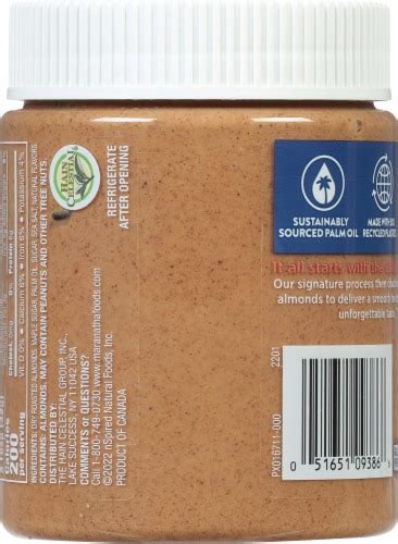 Maranatha No Stir Creamy Raw Maple Almond Butter Oz Kroger