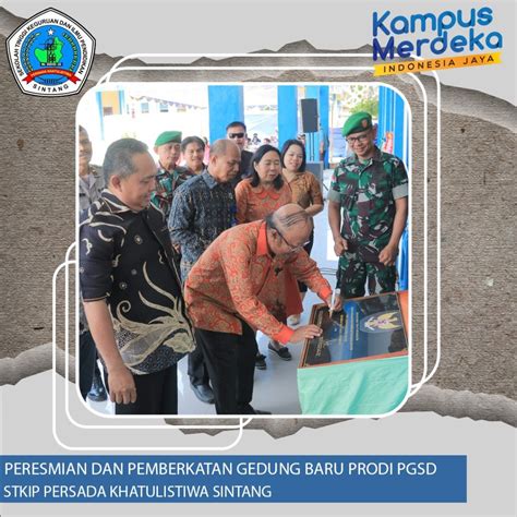 Peresmian Dan Pemberkatan Gedung Baru Prodi PGSD STKIP Persada