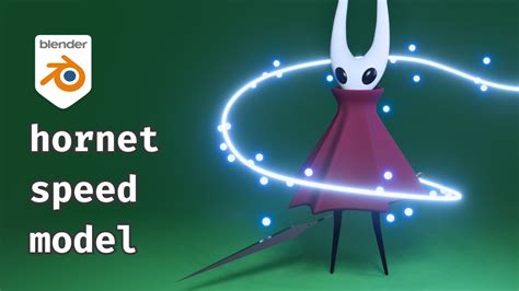 Speed Modeling Hornet From Hollow Knight In Minutes Blender Speed