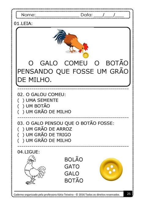 Pin Em Alfabetização