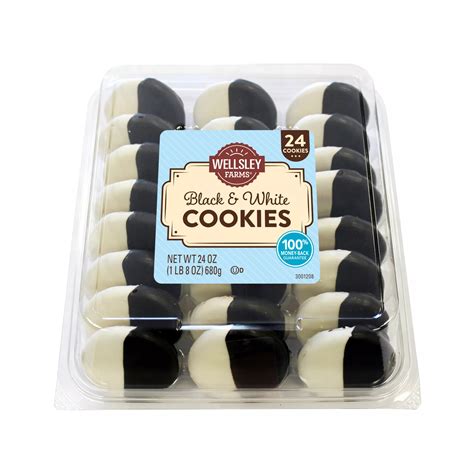 Wellsley Farms Black And White Cookies 24 Oz Bjs Wholesale Club