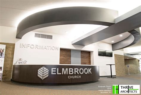 Thrive Architects Llc Construction Complete Elmbrook Church Renovation