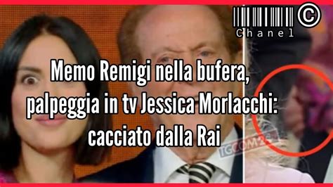 Memo Remigi Palpa In Diretta Jessica Morlacchi Su Rai1 Remigi Cacciato