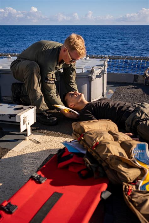 Dvids Images Hsm Aircrewmen Condcut A Patient Assessment Drill