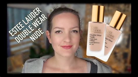 Estee Lauder Double Wear Nude Water Fresh Foundation Review Youtube