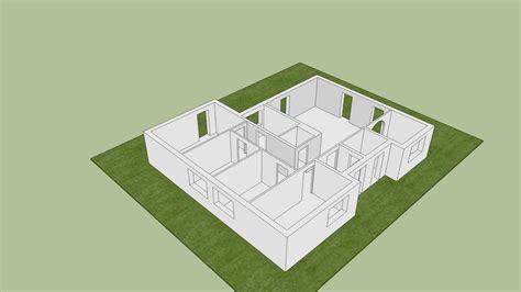 house plan 3d model