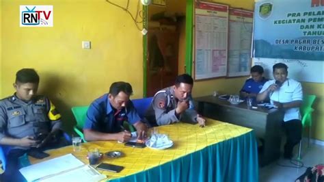 Pra Pelaksana Pembangunan Fisik Dan Program Ketahanan Pangan Desa Pagar